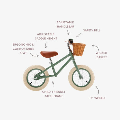 Loopfiets Vintage - Forest