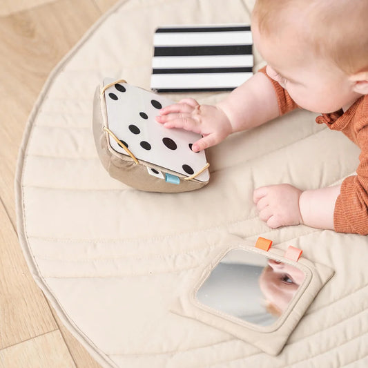 Baby contrast card holder - Sand