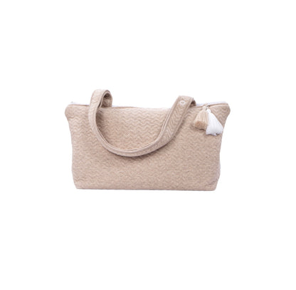 Verzorgingstas - Chevron Light Camel