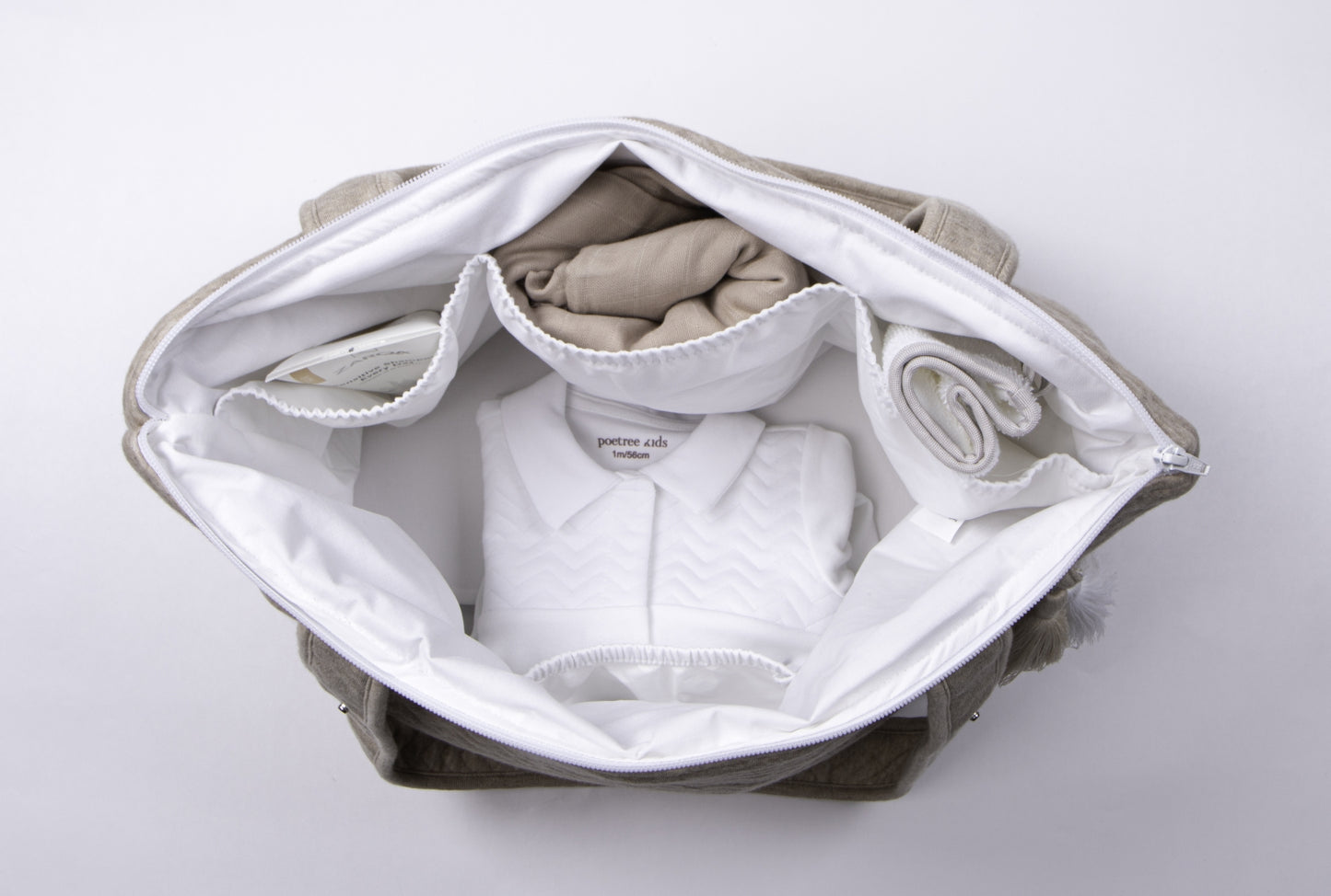 Verzorgingstas - Chevron Light Camel