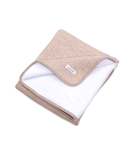 Wiegdeken gevoerd Chevron Light Camel