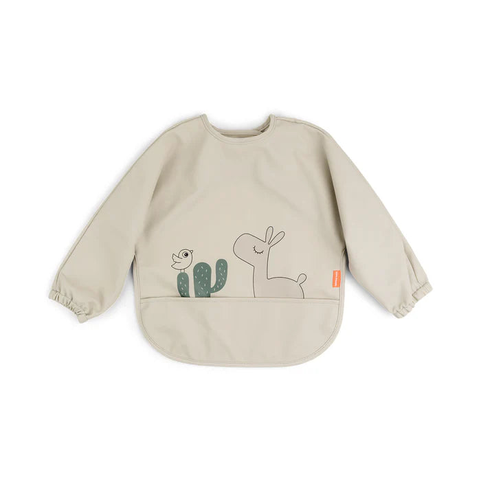 Sleeved pocket bib Lalee Sand