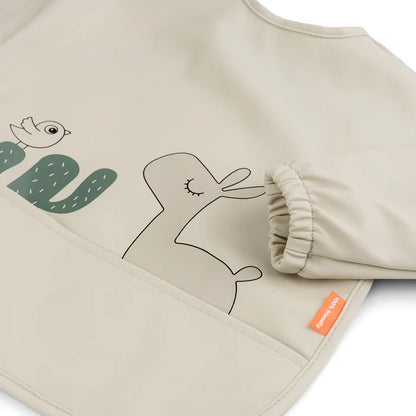 Sleeved pocket bib Lalee Sand