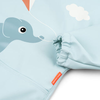 Sleeved pocket bib Playground Blue