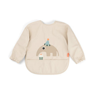 Sleeved pocket bib Celebration Sand