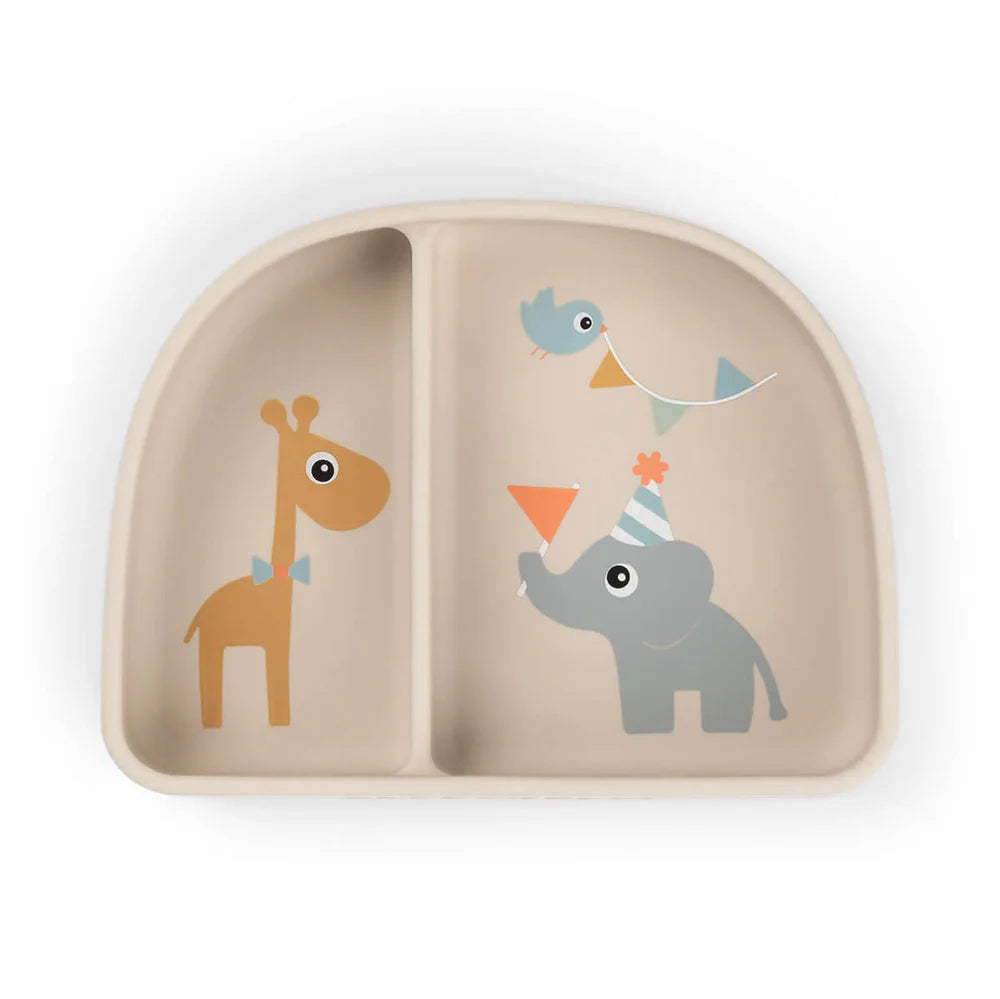 Stick&Stay compartment bowl Celebration Sand
