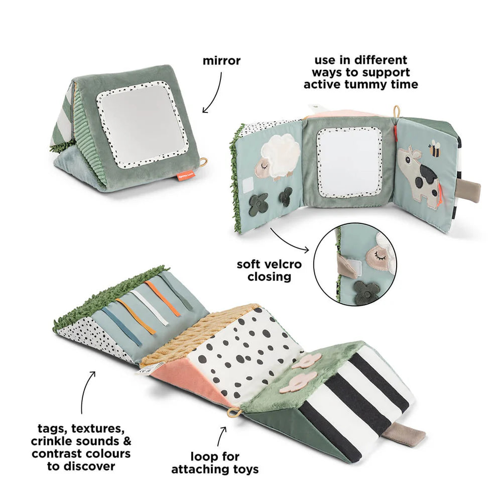 Fold-out sensory mirror - Tiny farm - Colour mix
