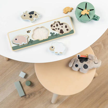 Sensory puzzle Tiny farm Colour mix