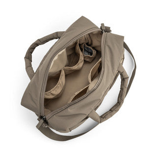 Quilted changing bag Taupe