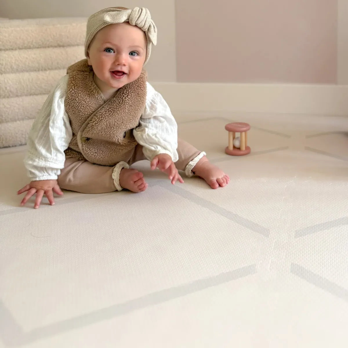 Puzzle Mat Beni - Cashmere