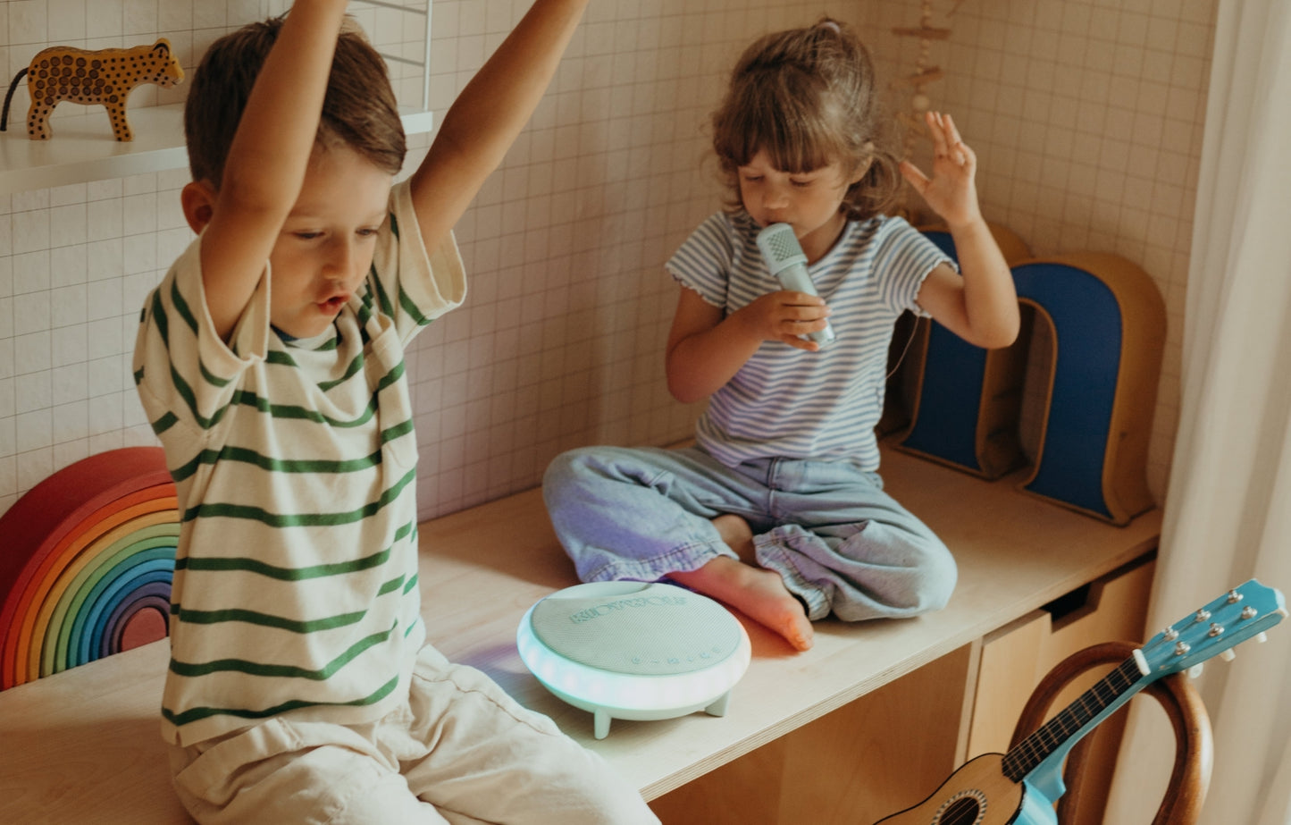 Kidykaraoke - Karoake luidspreker met 2 microfoons