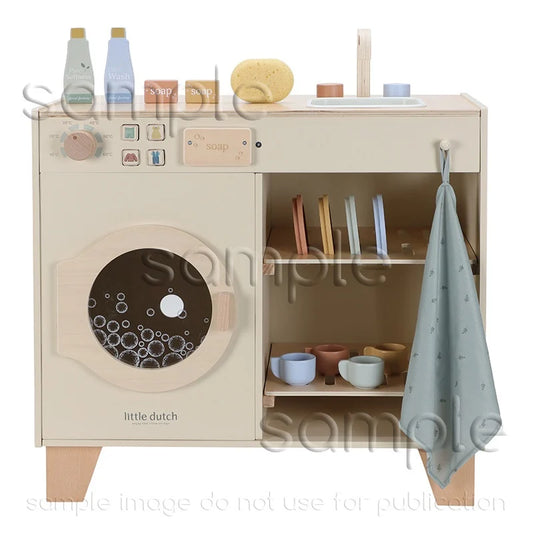 Houten wasmachine