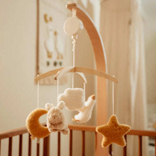 Houten Muziekmobiel Beige - Newborn Naturals