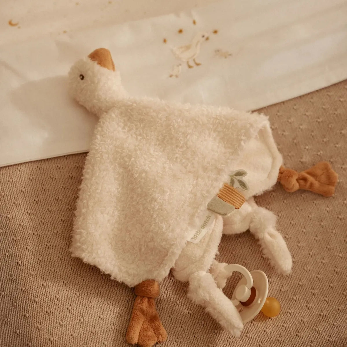 Knuffeldoekje - Wit - Little Goose