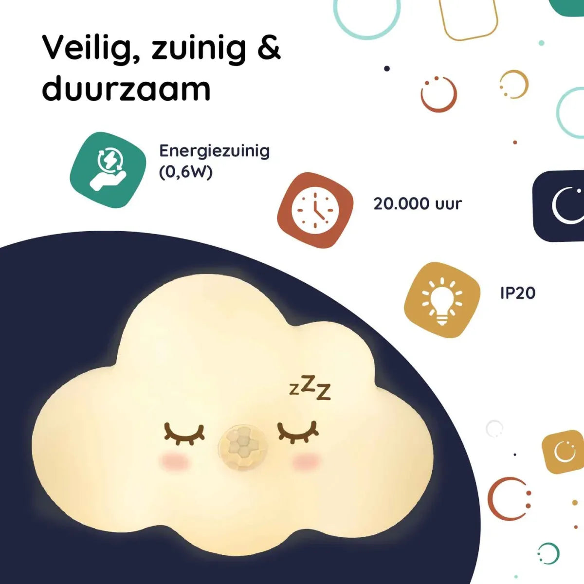 Nachtlampje Lumo met Bewegingssensor