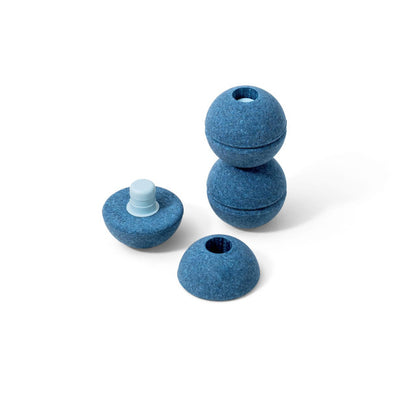 3 x Foam Balls Deep Blue / Sky Blue