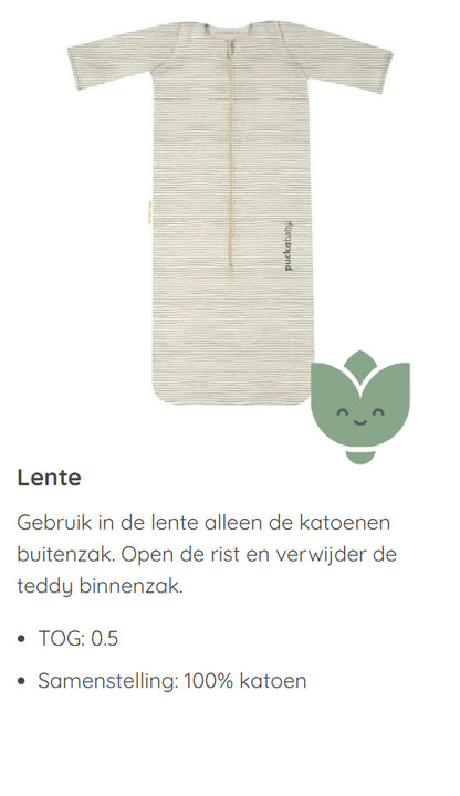 The Bag 4 Seasons - 6 M/2.5 Y | 100 CM - Hazel Stripes