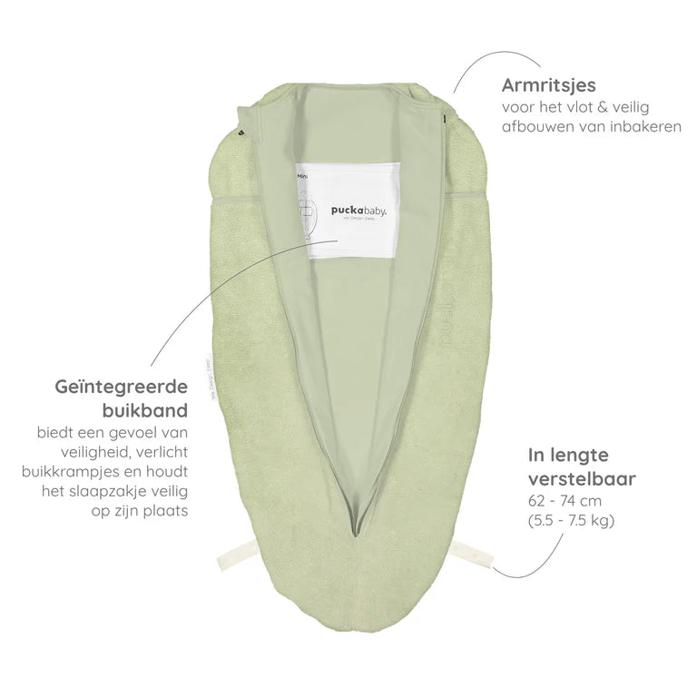 Mini 3/6 M - Teddy - Olive