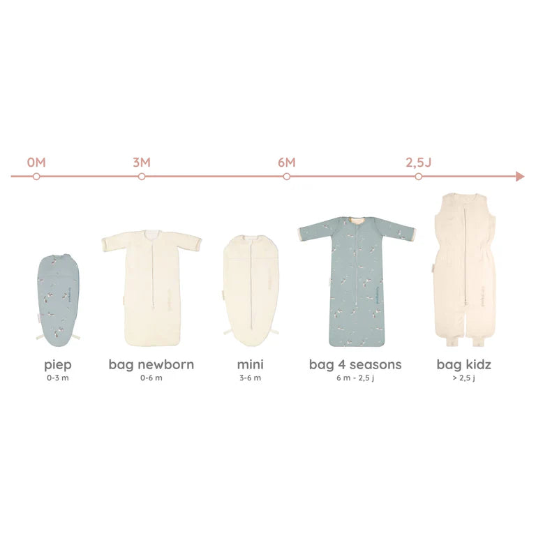 Piep - 0/3 M - Cotton - Bunnies