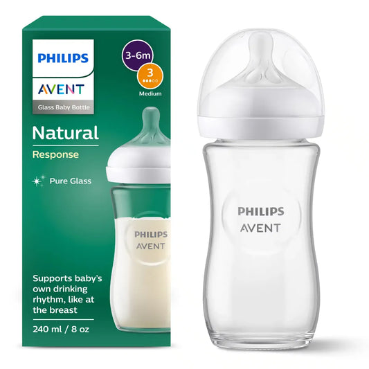 Natural 3.0 zuigfles 240 ml Glas