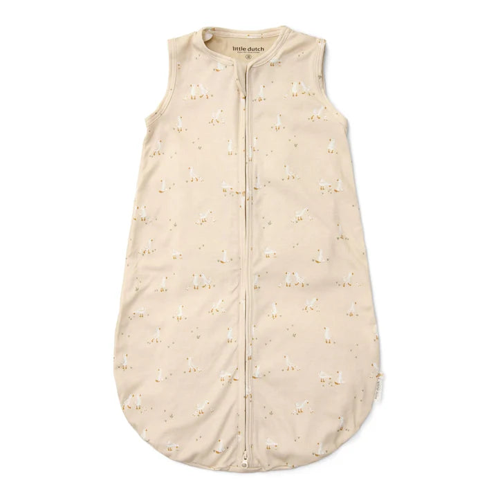 Slaapzak zomer – Beige – Maat 90 cm – Newborn Naturals – Little Goose