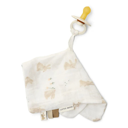 Speendoekje - Wit - Newborn Naturals - Baby Bunny