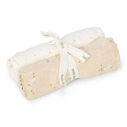 Swaddle - Beige - Newborn Naturals - Little Goose