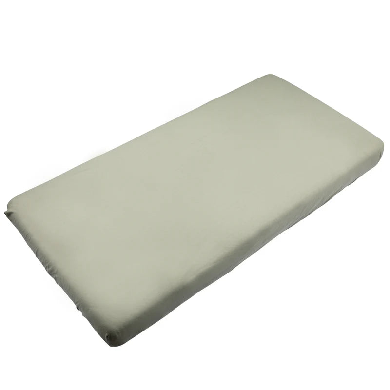 Soft Fitted Sheet 75x95 (park) - Whisper Green