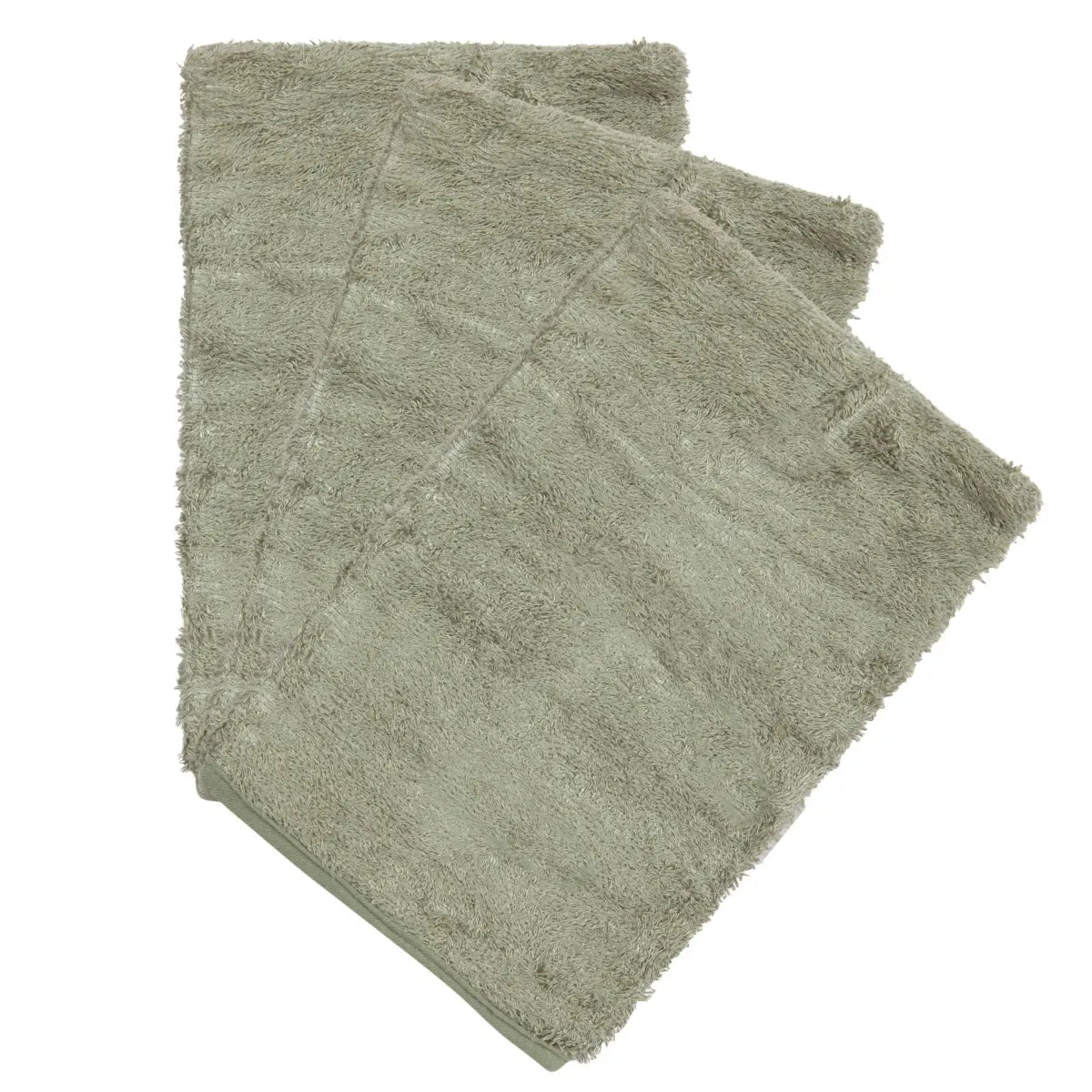 Set van 3 washandjes - Whisper Green